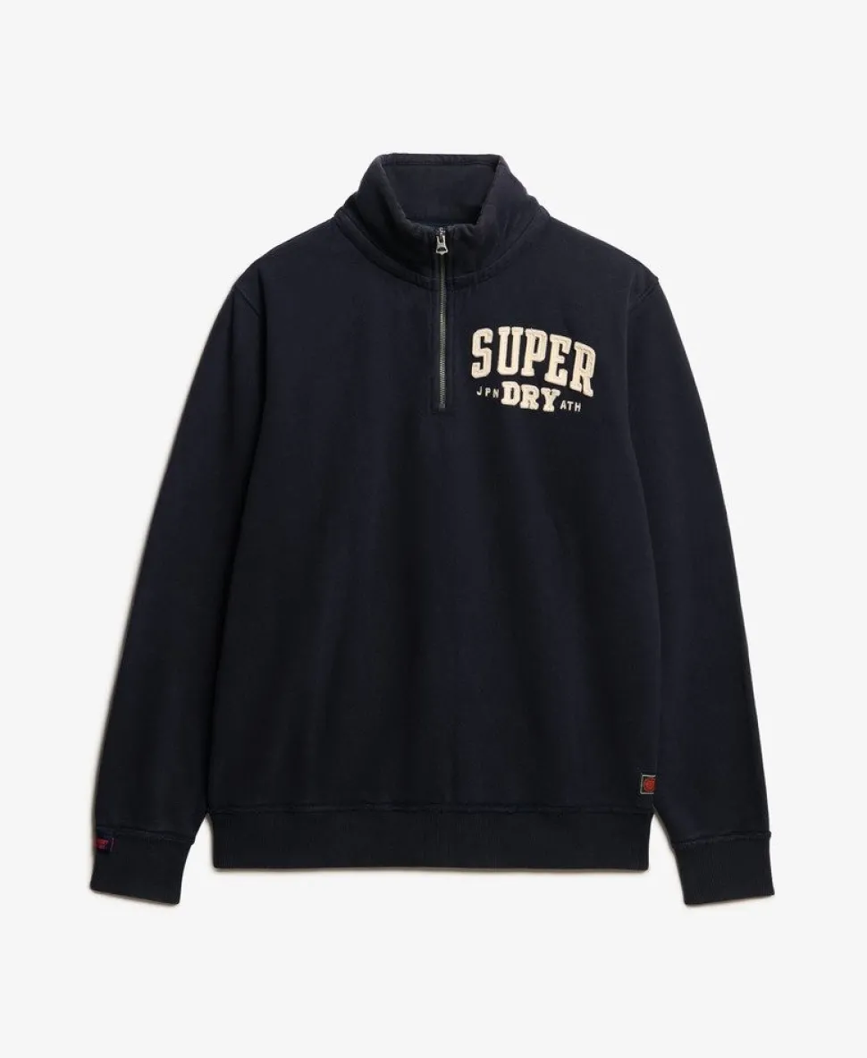 Vintage Athletic Zip Half-Zip Jumper