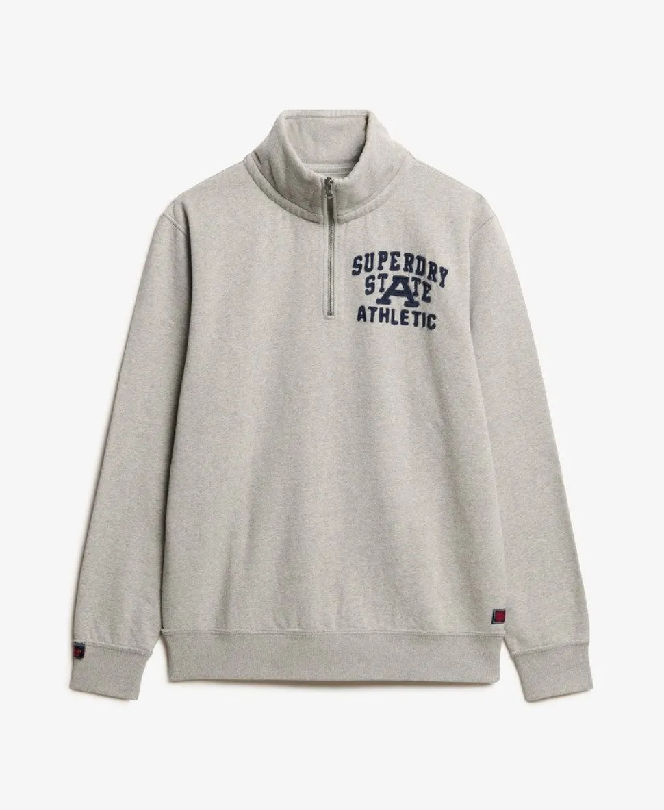 Vintage Athletic Zip Half-Zip Jumper