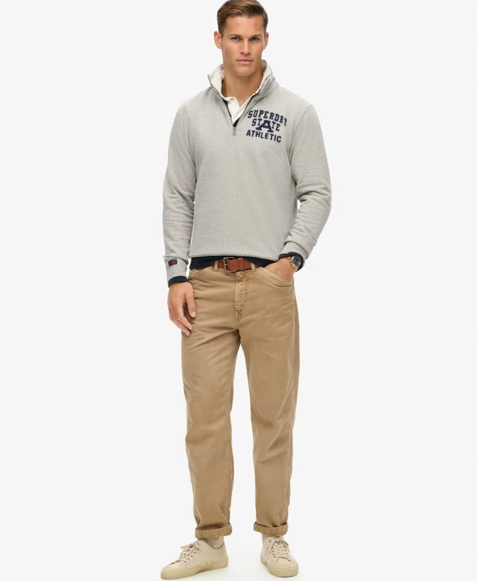 Vintage Athletic Zip Half-Zip Jumper