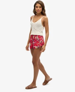 Vintage Beach Printed Shorts