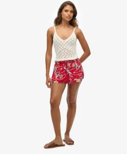 Vintage Beach Printed Shorts
