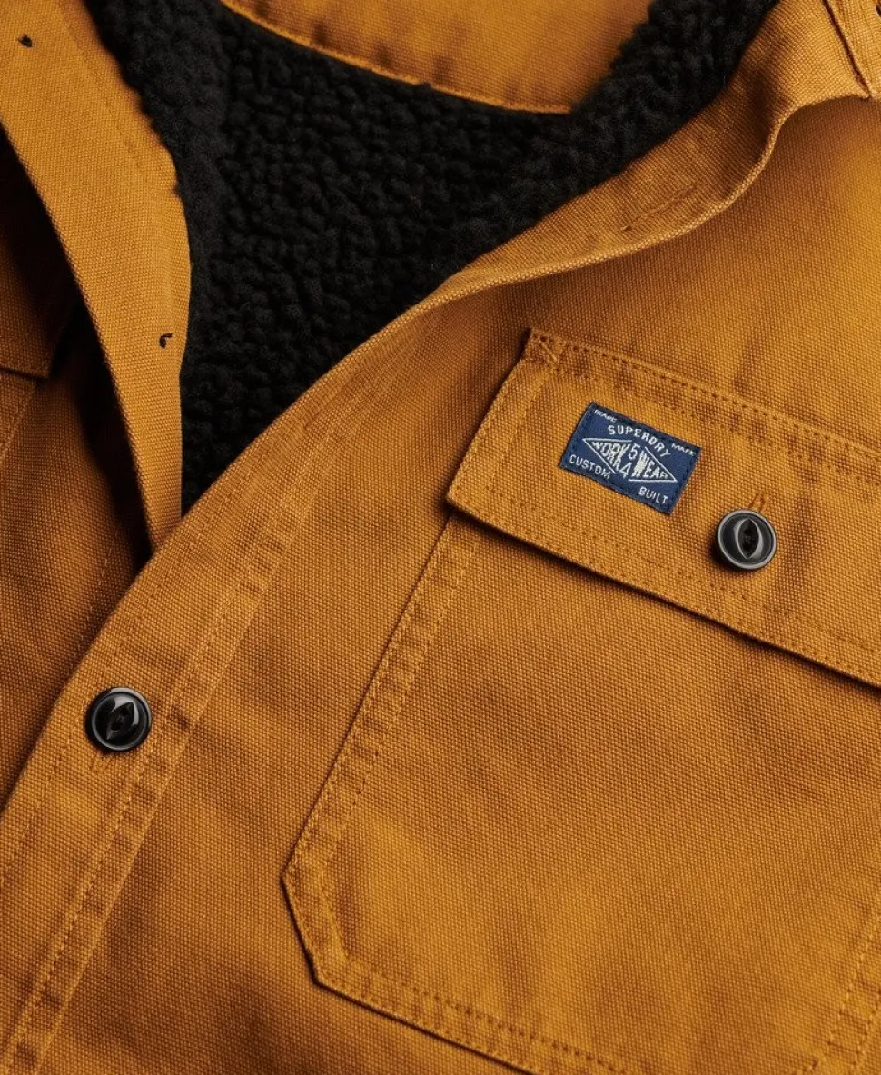 Vintage Borg Lined Miller Overshirt