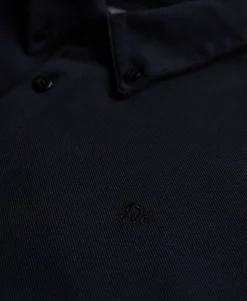 Vintage Destroy Pique Long Sleeve Shirt