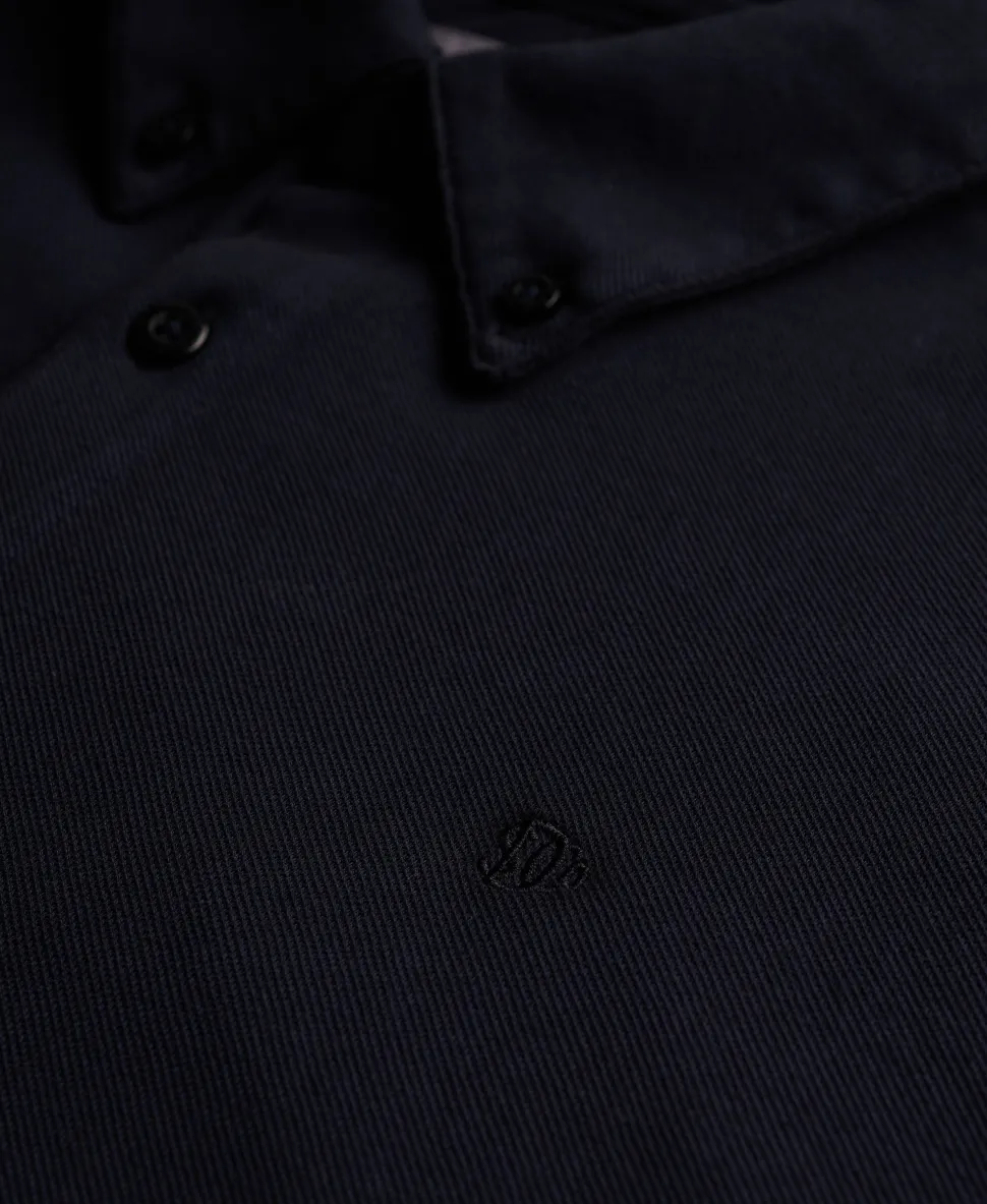 Vintage Destroy Pique Long Sleeve Shirt