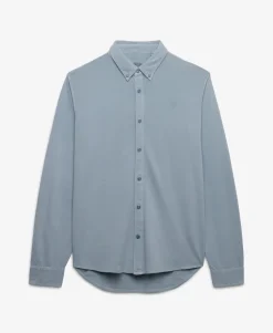 Vintage Destroy Pique Long Sleeve Shirt