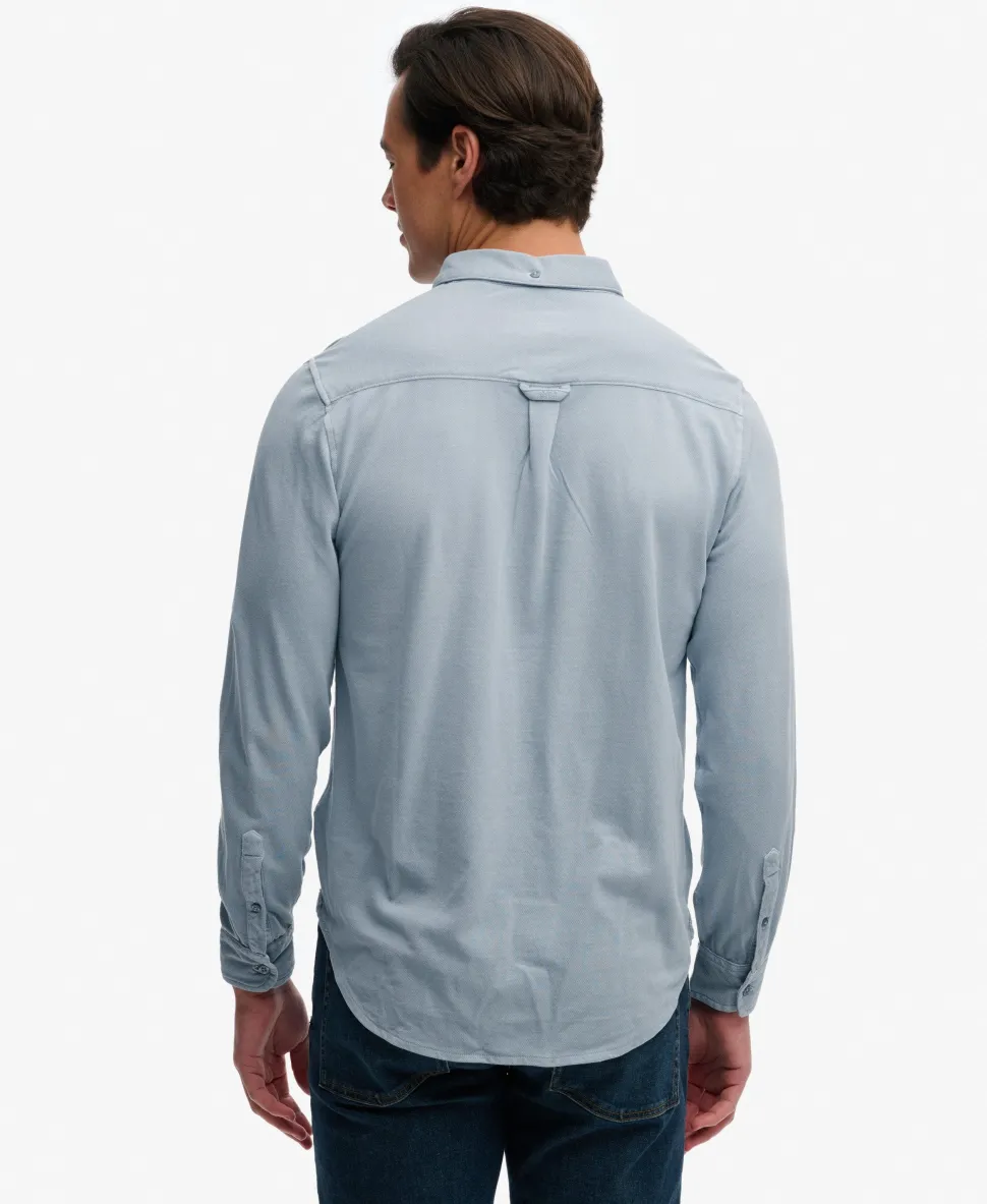 Vintage Destroy Pique Long Sleeve Shirt