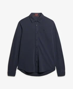 Vintage Destroy Pique Long Sleeve Shirt