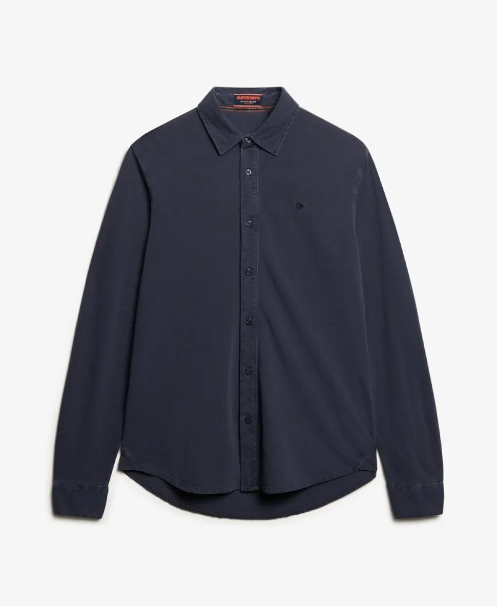 Vintage Destroy Pique Long Sleeve Shirt