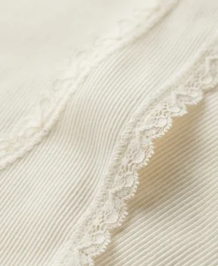 Vintage Lace Trim Vest
