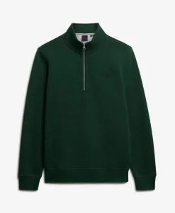 Vintage Logo Embroidered Half Zip Sweatshirt