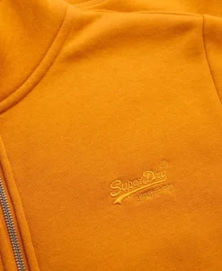 Vintage Logo Embroidered Half Zip Sweatshirt