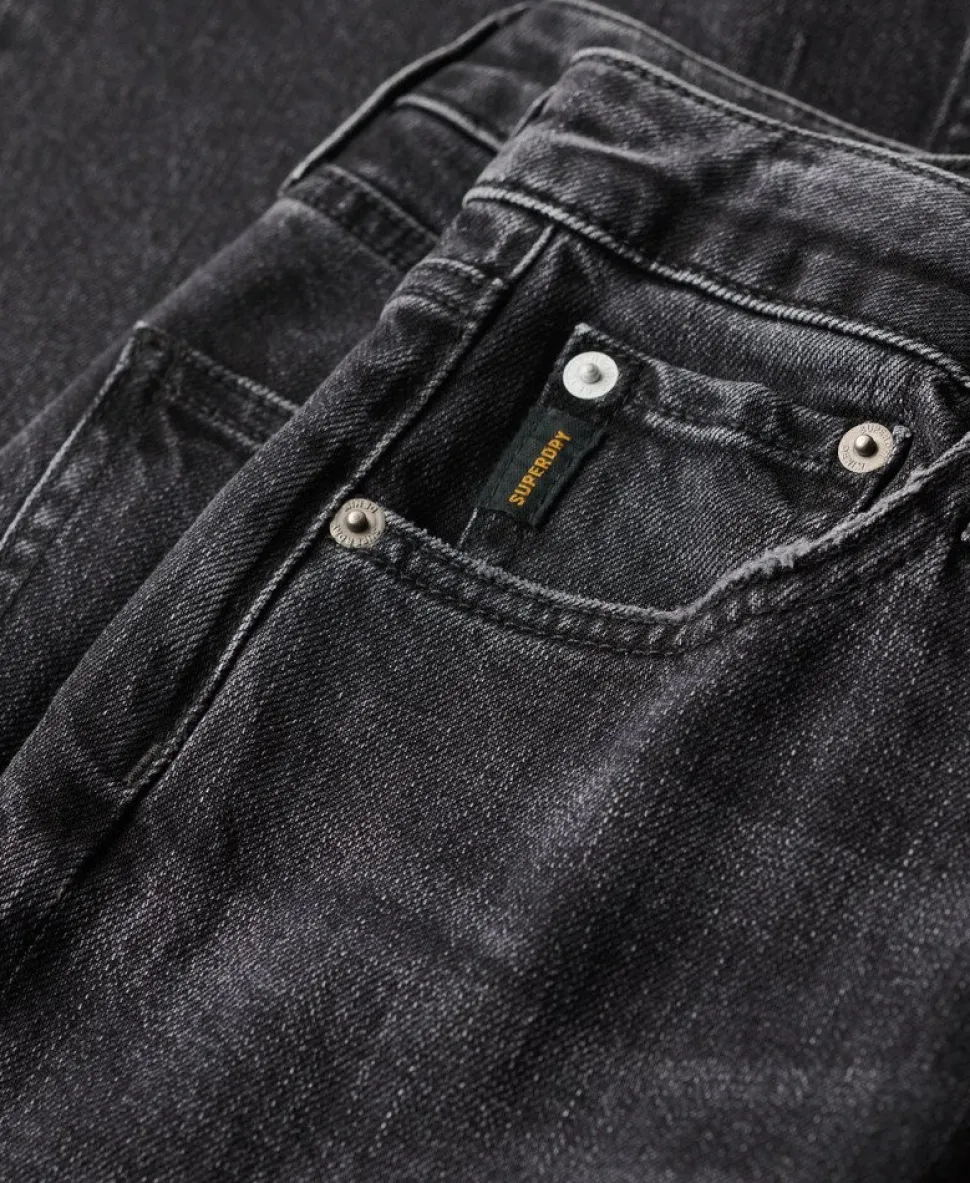Vintage Mid Rise Slim Flare Jeans