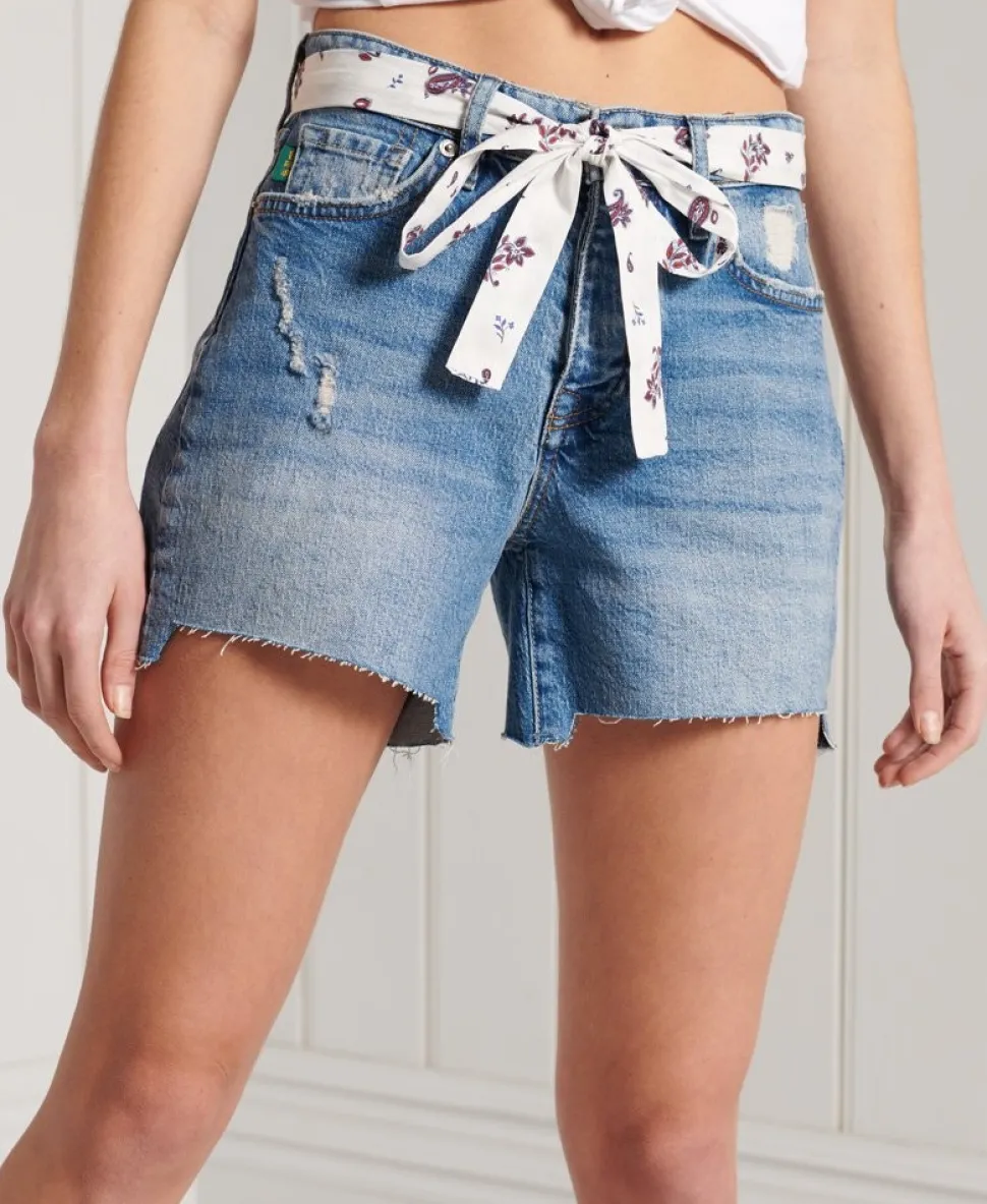 Vintage Mid Rise Slim Shorts
