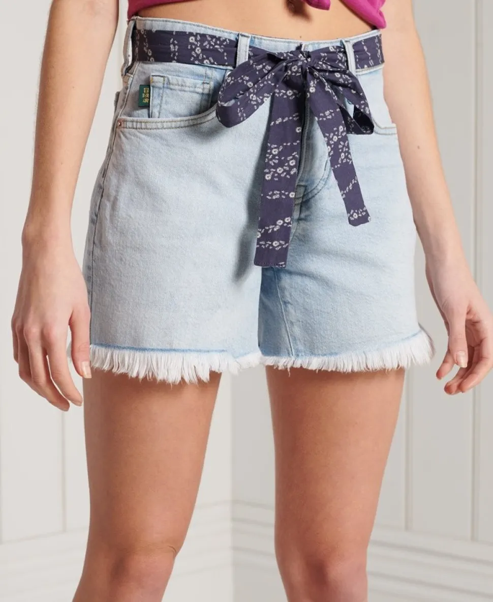 Vintage Mid Rise Slim Shorts