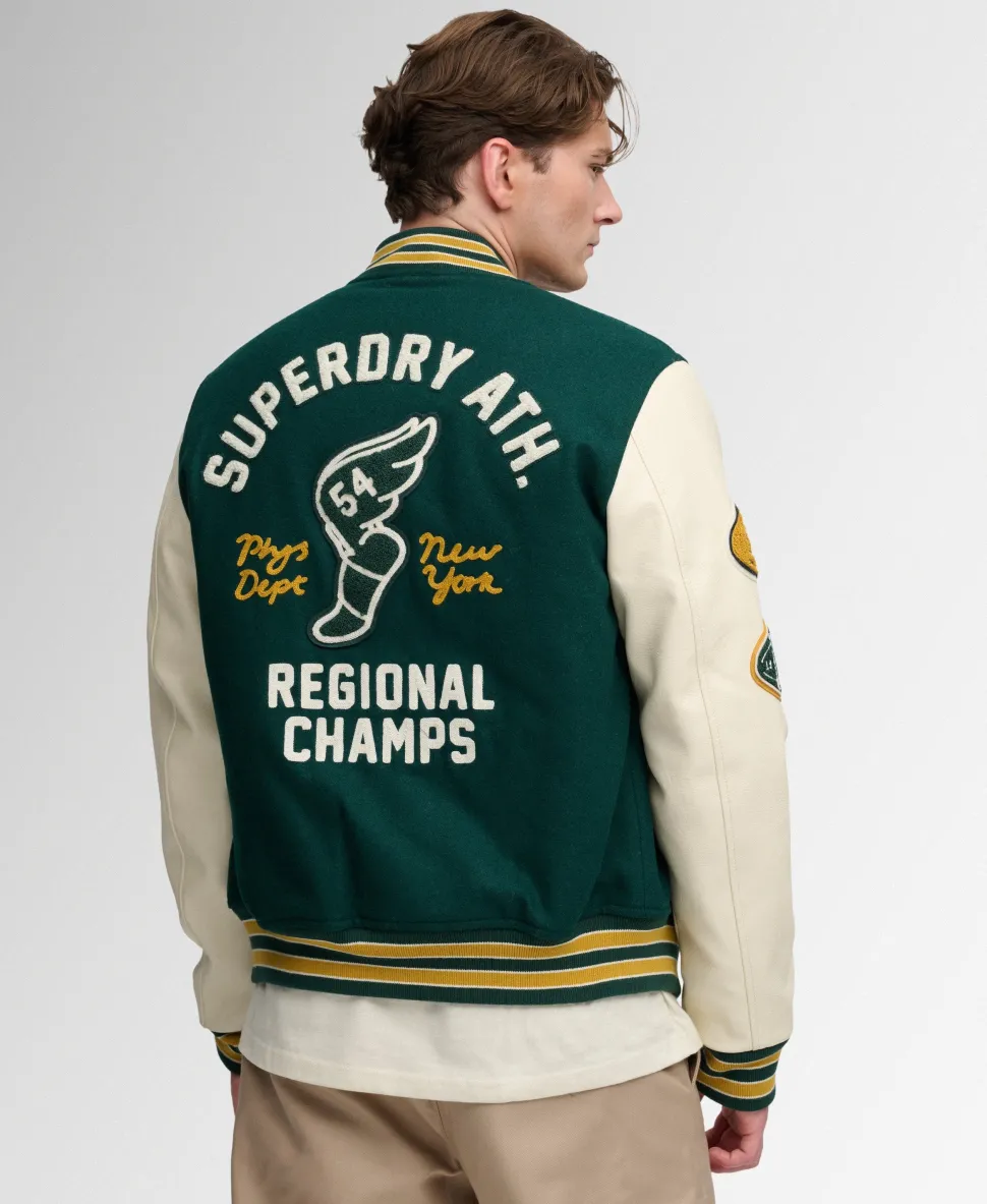 Vintage Patched Varsity Jacket