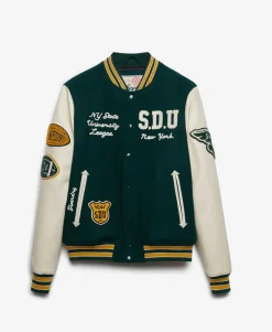 Vintage Patched Varsity Jacket