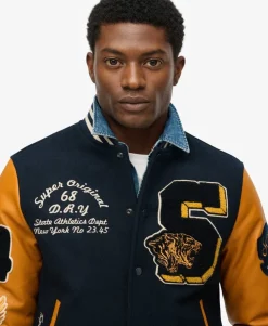 Vintage Patched Varsity Jacket