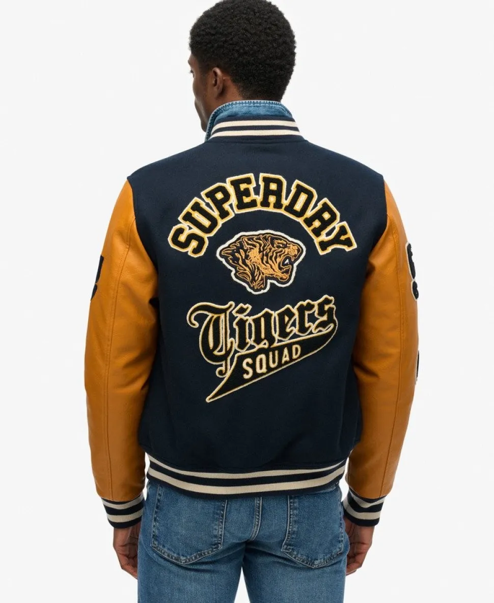Vintage Patched Varsity Jacket