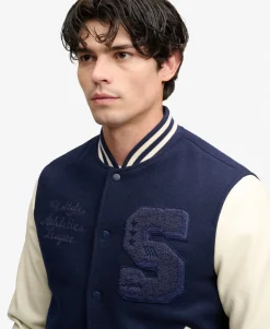 Vintage Patched Varsity Jacket