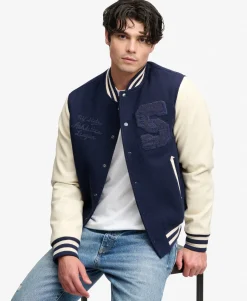 Vintage Patched Varsity Jacket