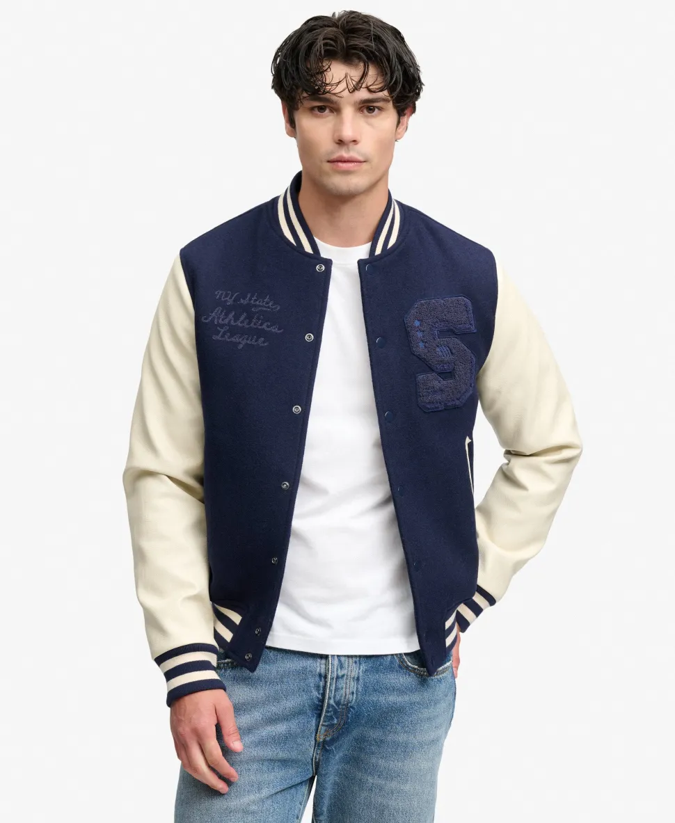 Vintage Patched Varsity Jacket
