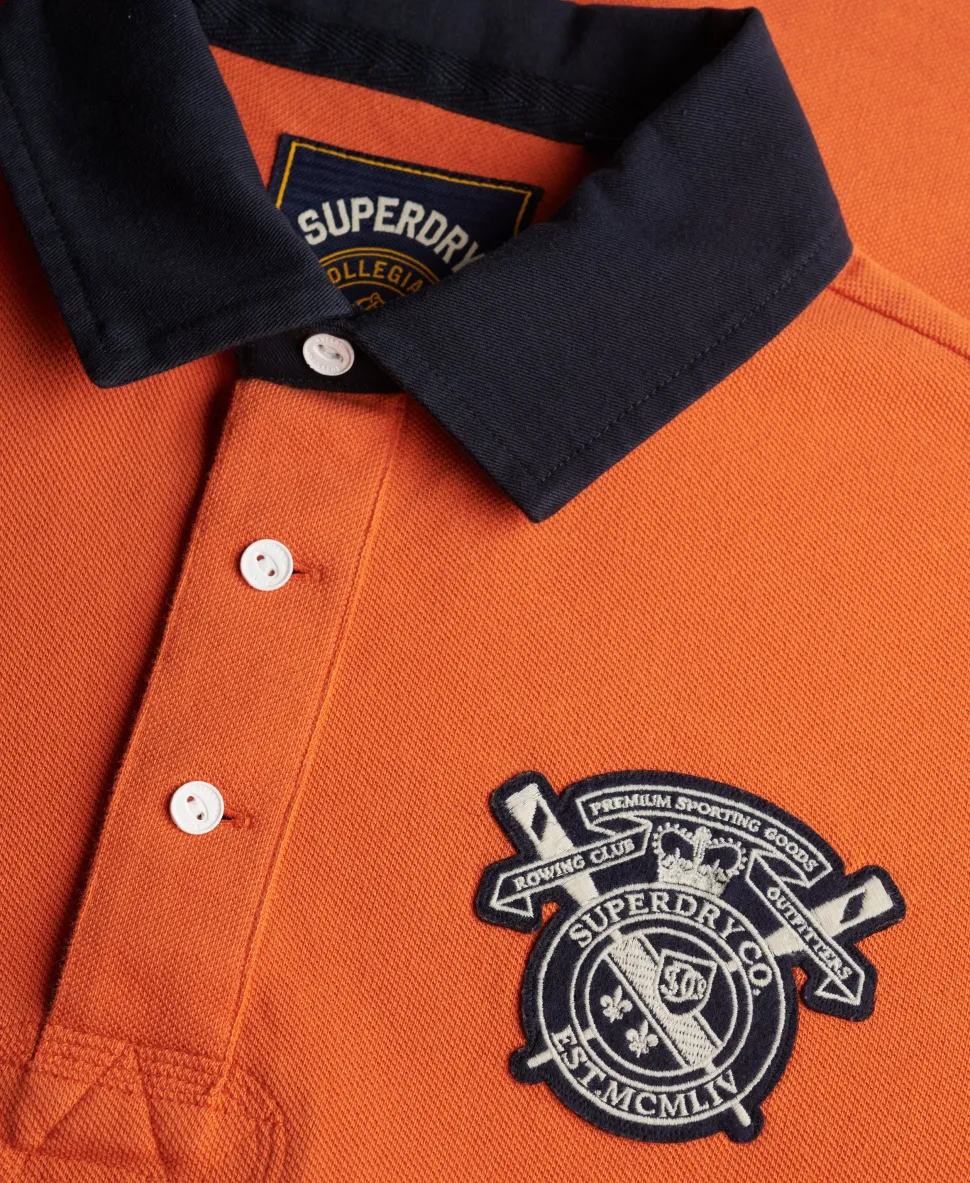Vintage Pique Rugby Polo Shirt