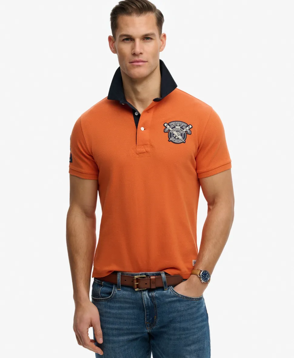 Vintage Pique Rugby Polo Shirt