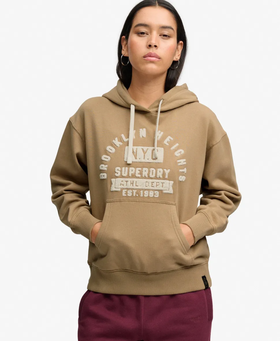 Vintage Prep Chenille Hoodie