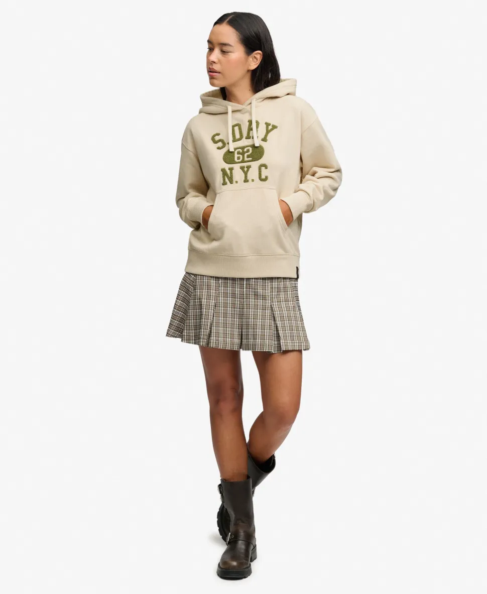 Vintage Prep Chenille Hoodie