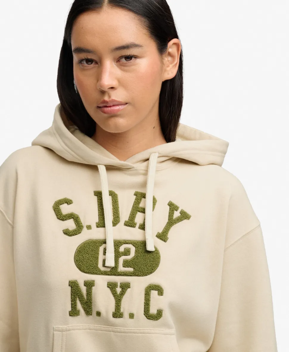 Vintage Prep Chenille Hoodie