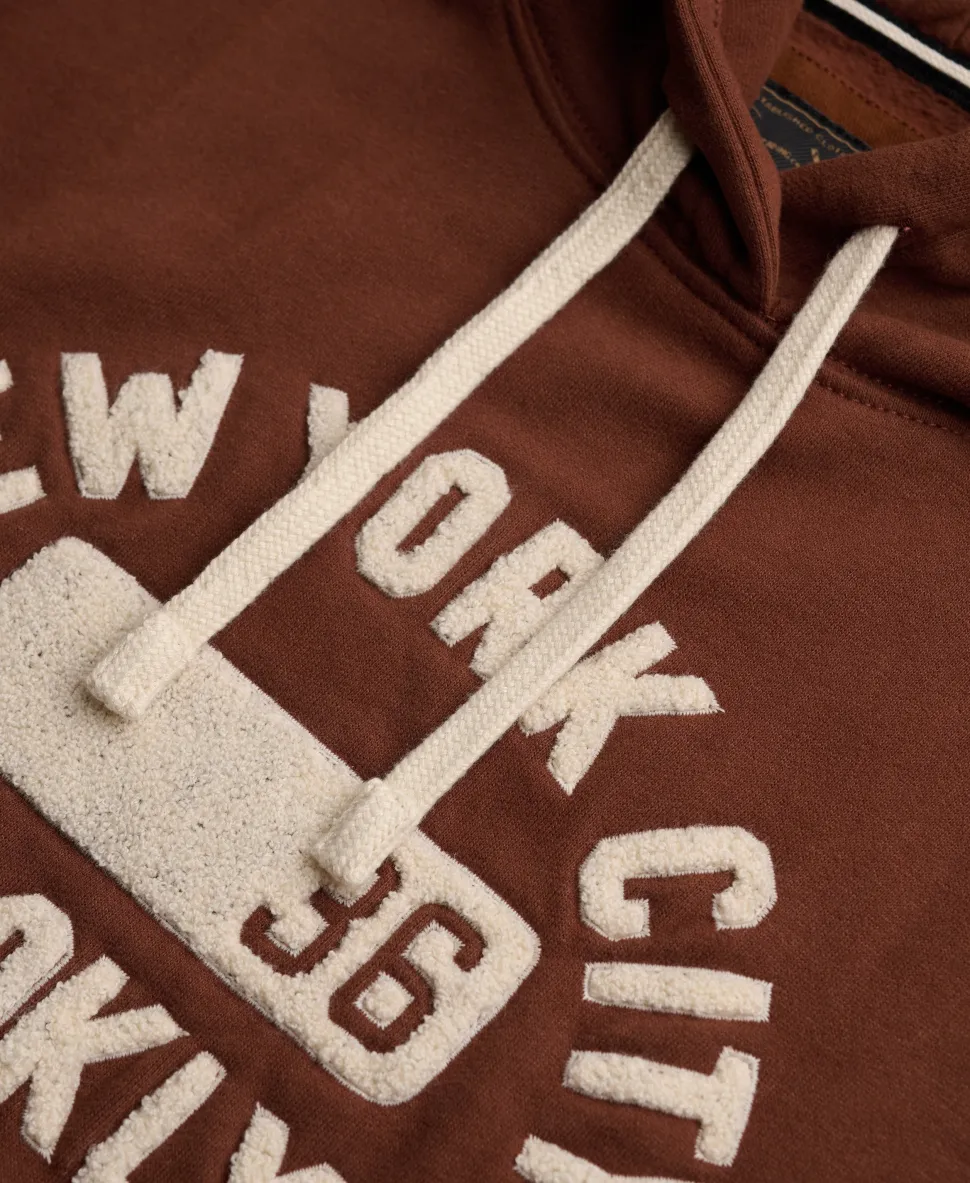 Vintage Prep Chenille Hoodie