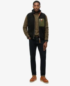 Vintage Retro Borg Fleece Gilet