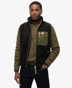 Vintage Retro Borg Fleece Gilet