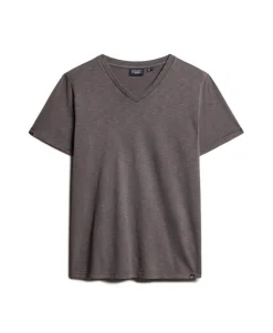 V-Neck Slub Short Sleeve T-Shirt