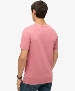 V-Neck Slub Short Sleeve T-Shirt