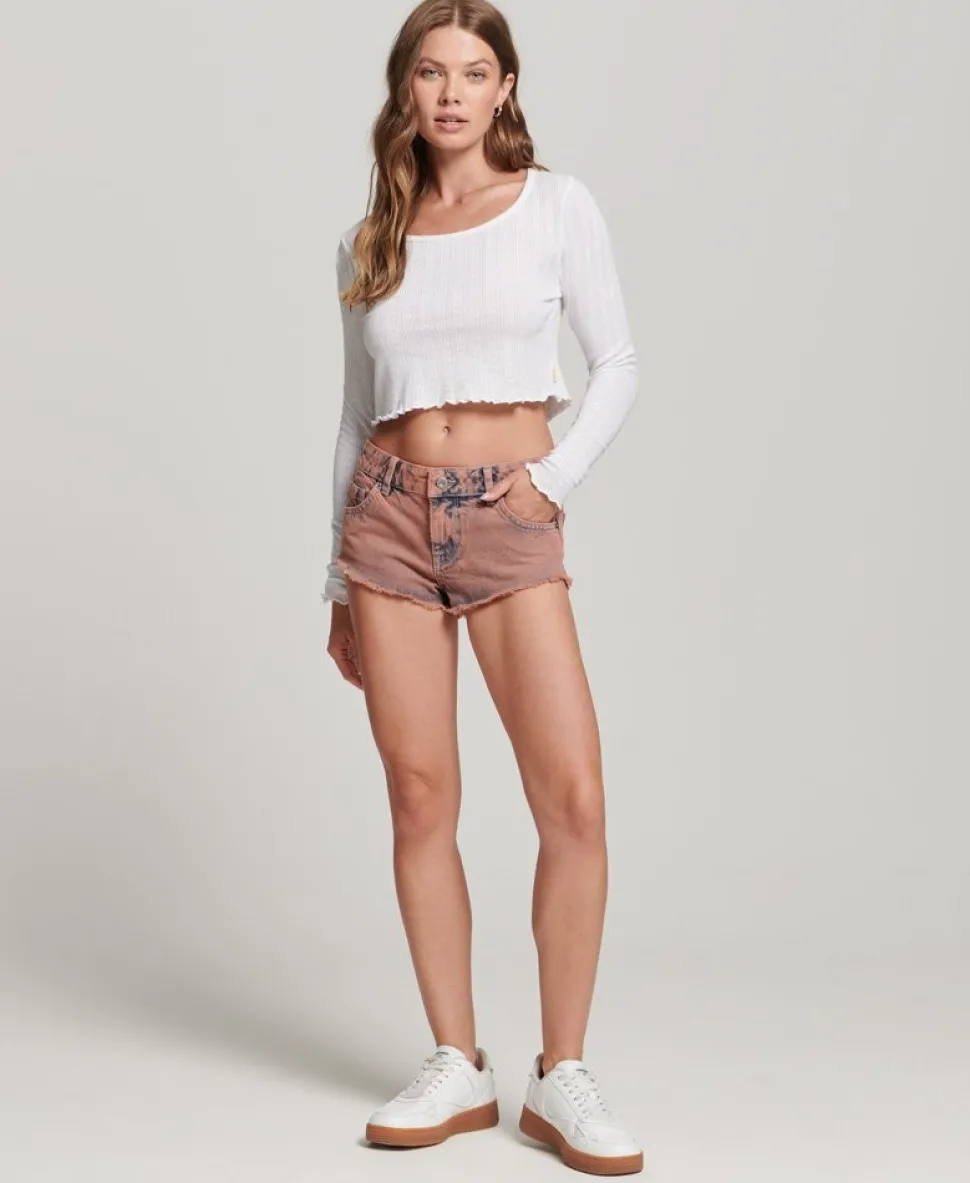 Washed Hot Shorts
