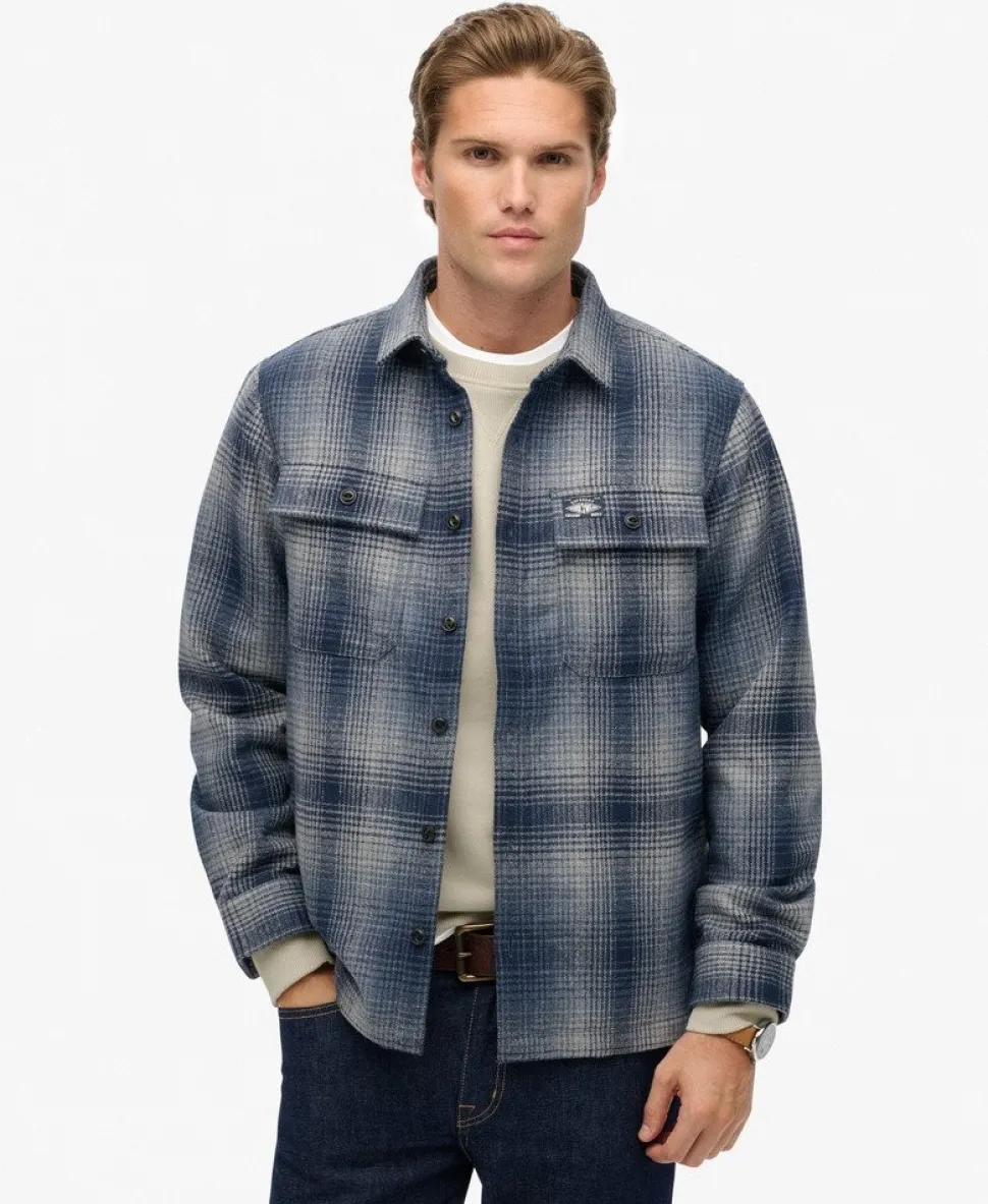 Wool Blend Miller Overshirt
