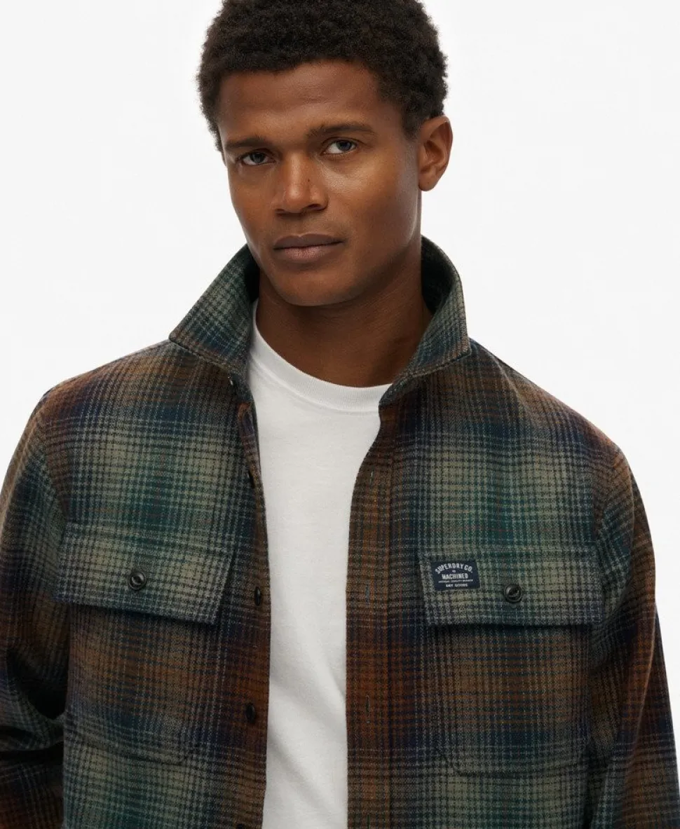 Wool Blend Miller Overshirt