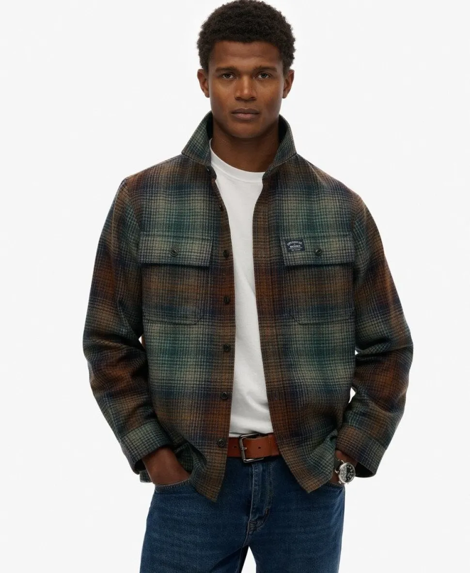 Wool Blend Miller Overshirt