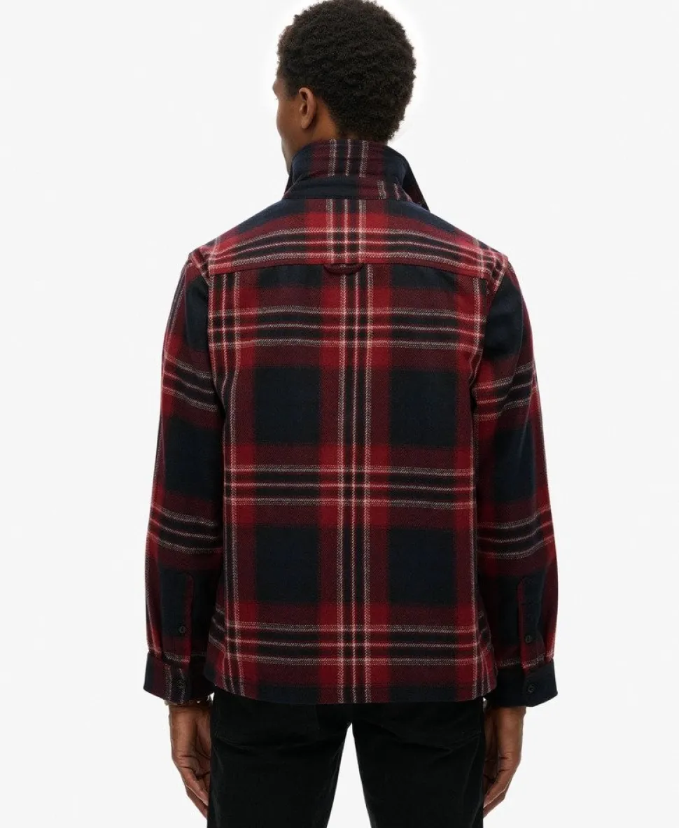 Wool Blend Miller Zip Overshirt