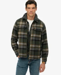 Wool Blend Miller Zip Overshirt