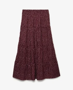 Woven Tiered Maxi Skirt