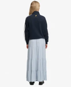 Woven Tiered Maxi Skirt
