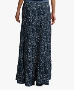 Woven Tiered Maxi Skirt
